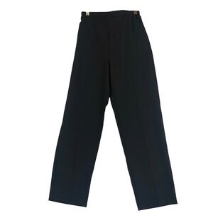 Vintage Mature‎ Black Polyester Elastic High Waist Pull On Pants Women's Size 8